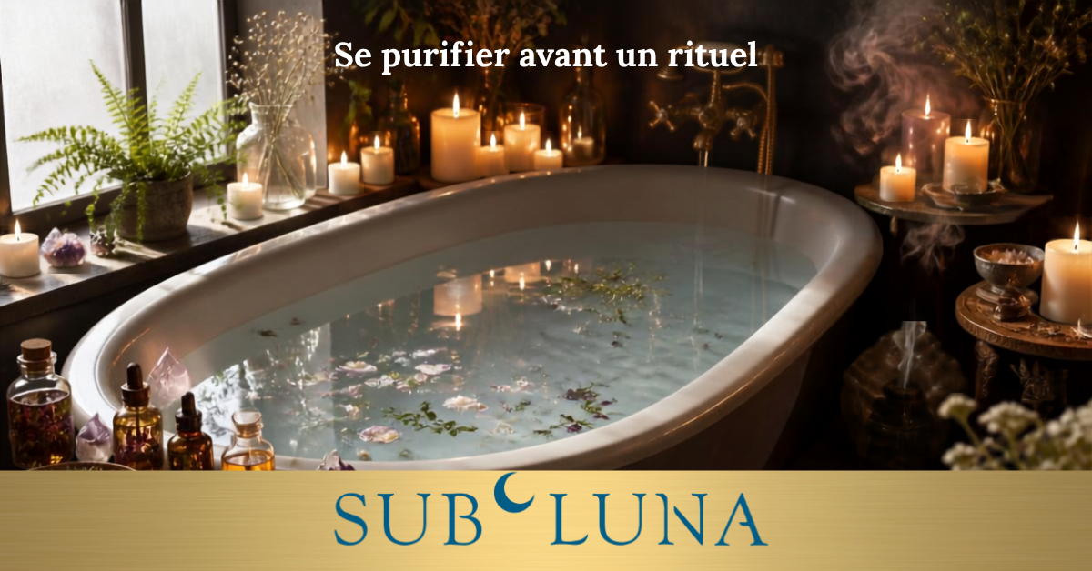 Se purifier avant un rituel
