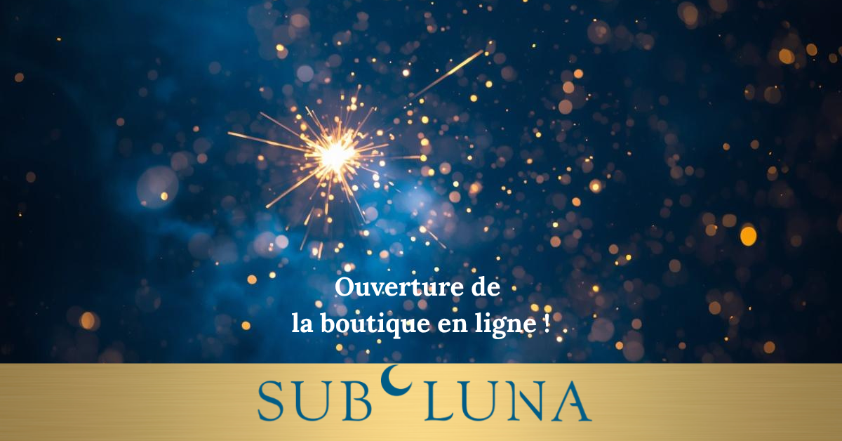 Ouverture de la boutique en ligne