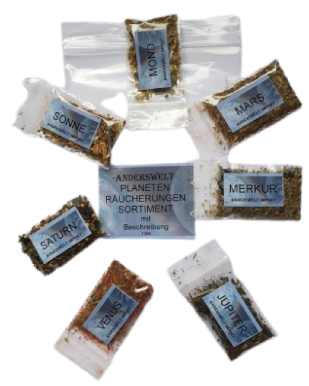 assortiment encens planétaires en vrac