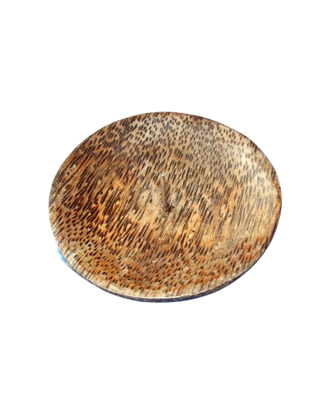 Bougeoir en bois de palmier