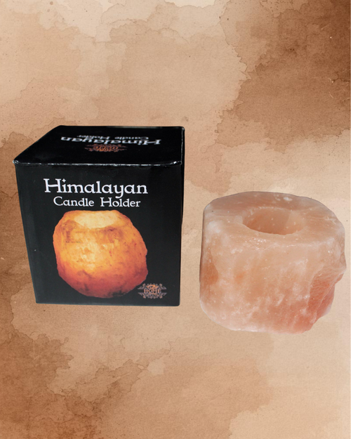 Bougeoir en sel de l'Himalaya