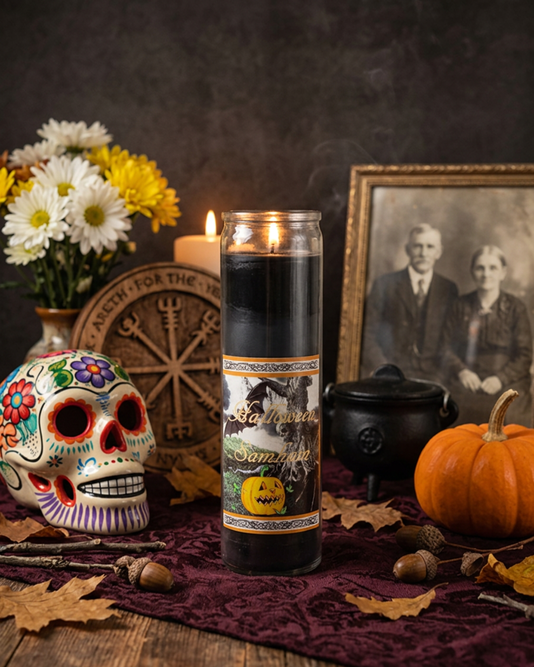 Bougie de la Roue de l'Année - Samhain