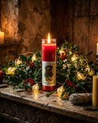 Bougie de la Roue de l'Année - Yule