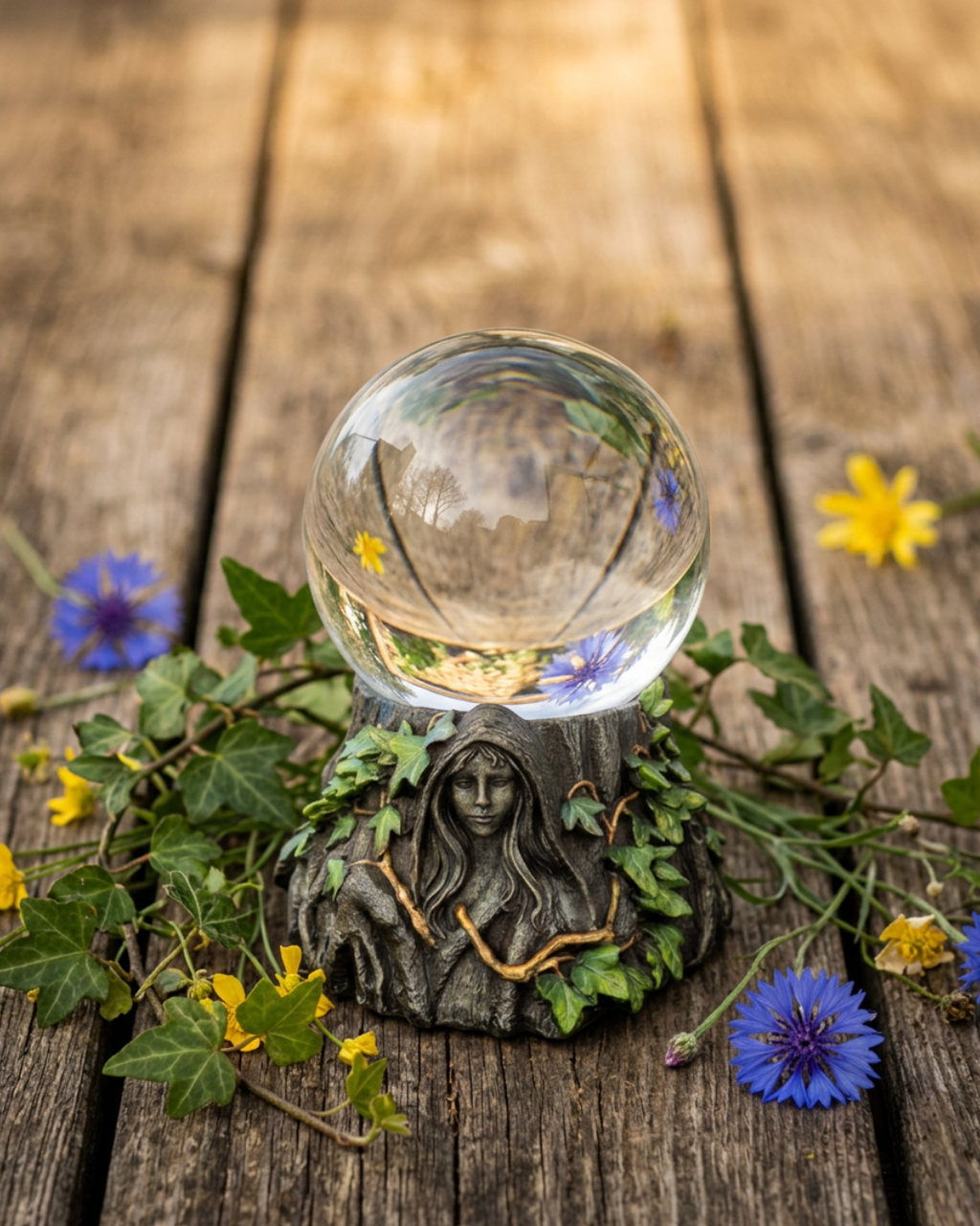 Boule de divination Triple Déesse - 11 cm