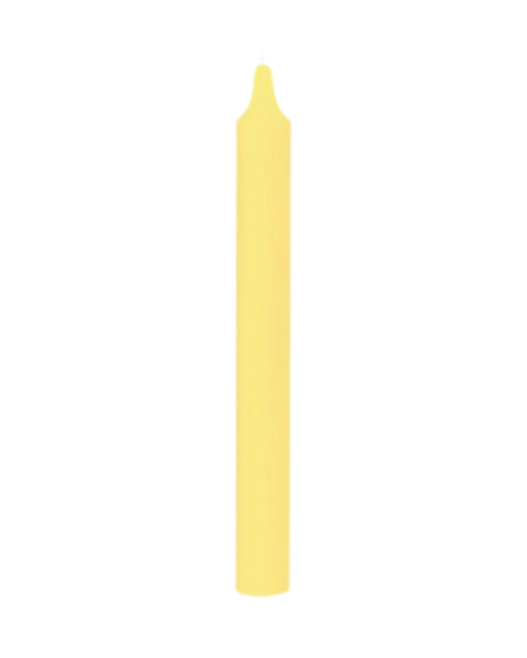 Grande bougie - Jaune pâle