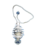 Pendule spirale avec cristal de roche