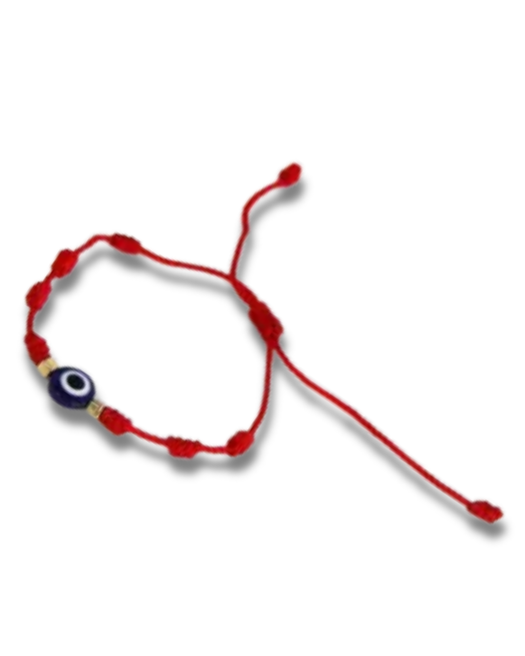 Bracelet rouge de protection 7 noeuds oeil de nazar oeil turc