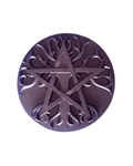 Plaque pour autel wiccan - Arbre de vie et pentacle