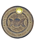 Porte-encens rond Triple Lune
