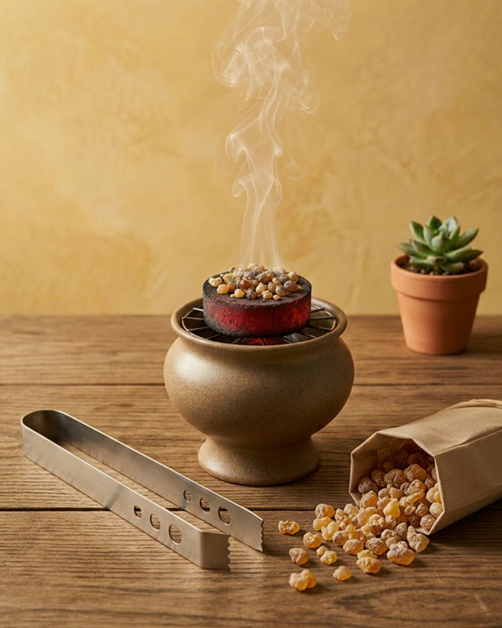 Pinces à charbon pour encens