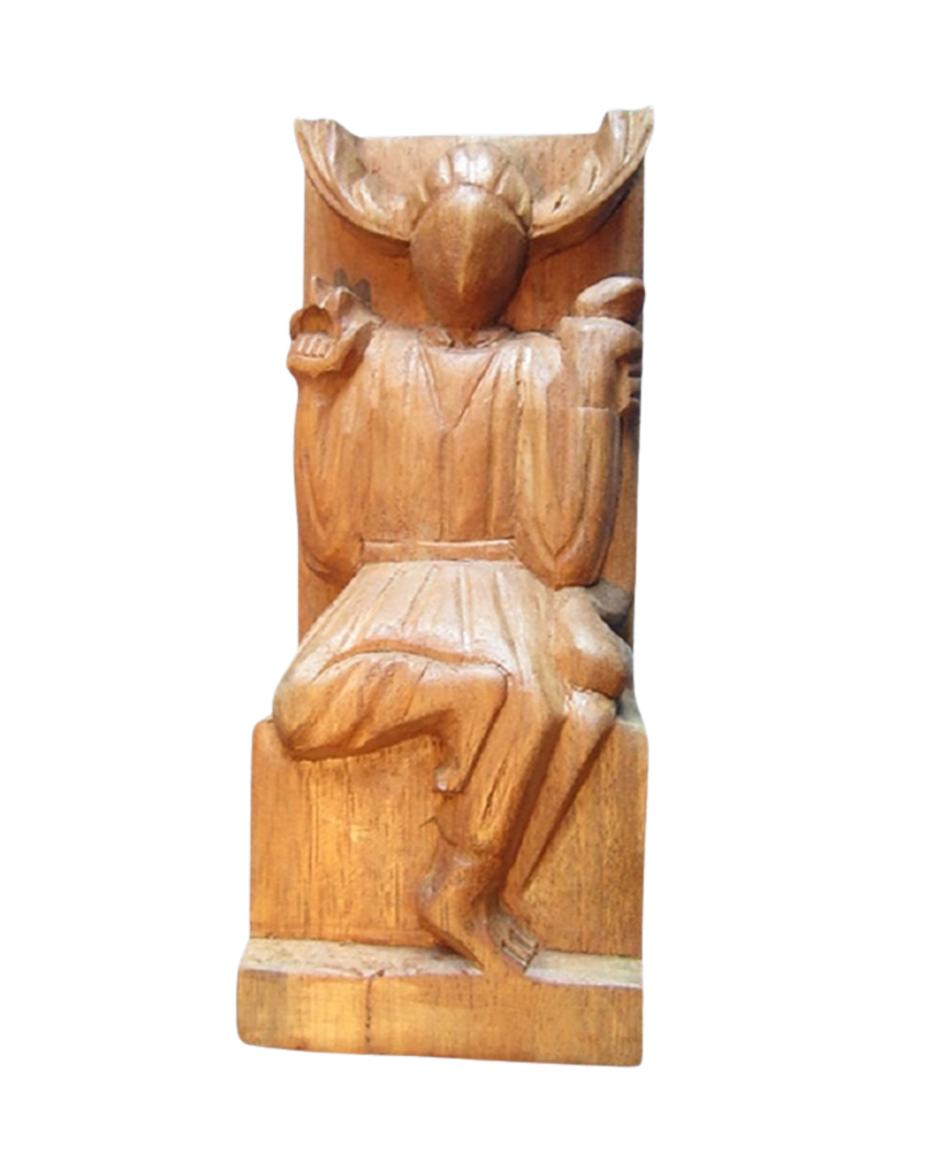 Statuette Dieu Cornu - Bois