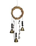Carillon - Clochettes sorcières, petites clés et pentacles