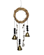 Carillon - Clochettes sorcières, petites clés et pentacles