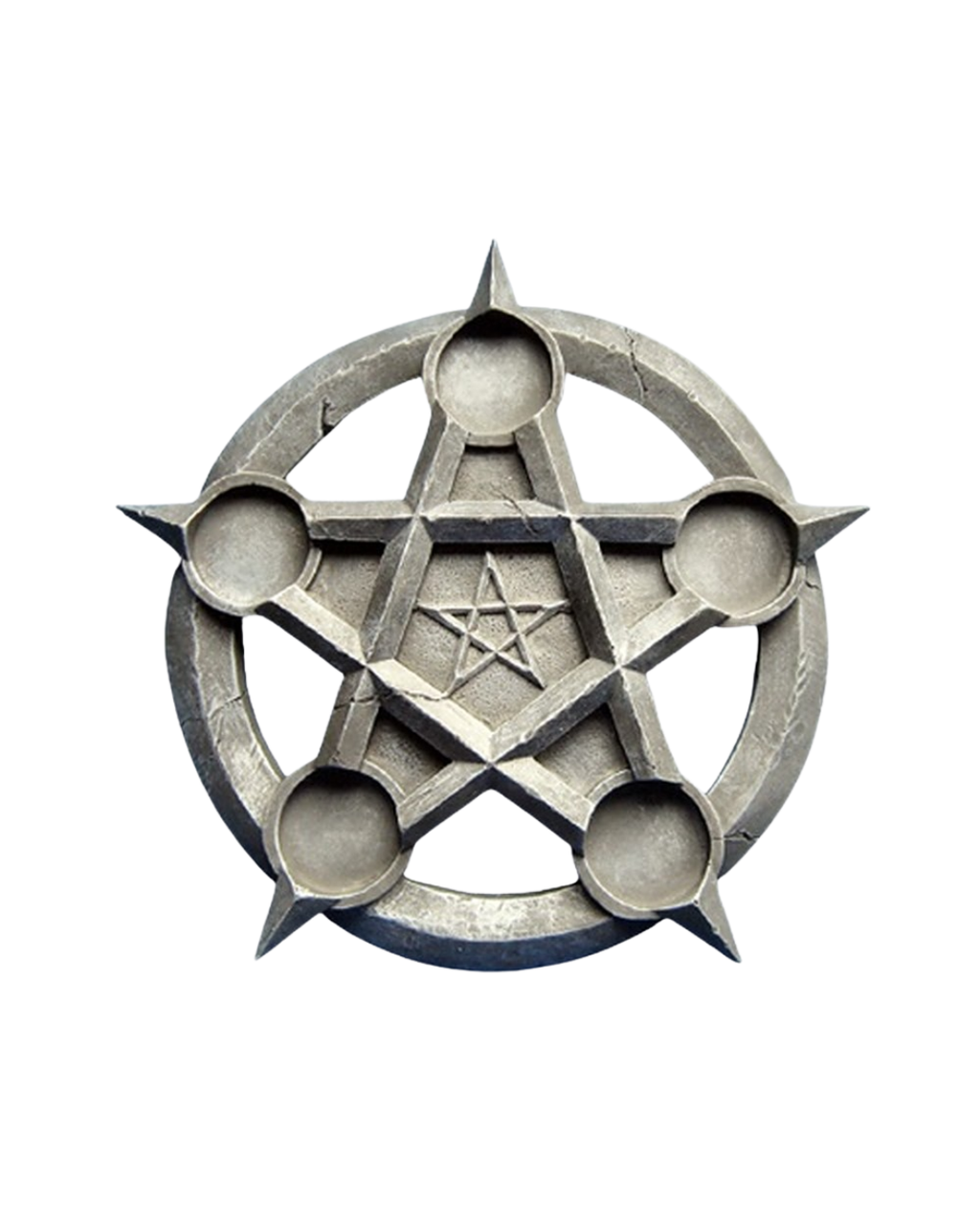 Porte-bougies pentacle