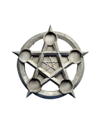 Porte-bougies pentacle