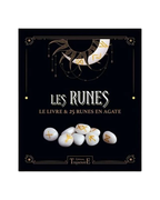 Les Runes - Coffret (avec runes en agate blanche)