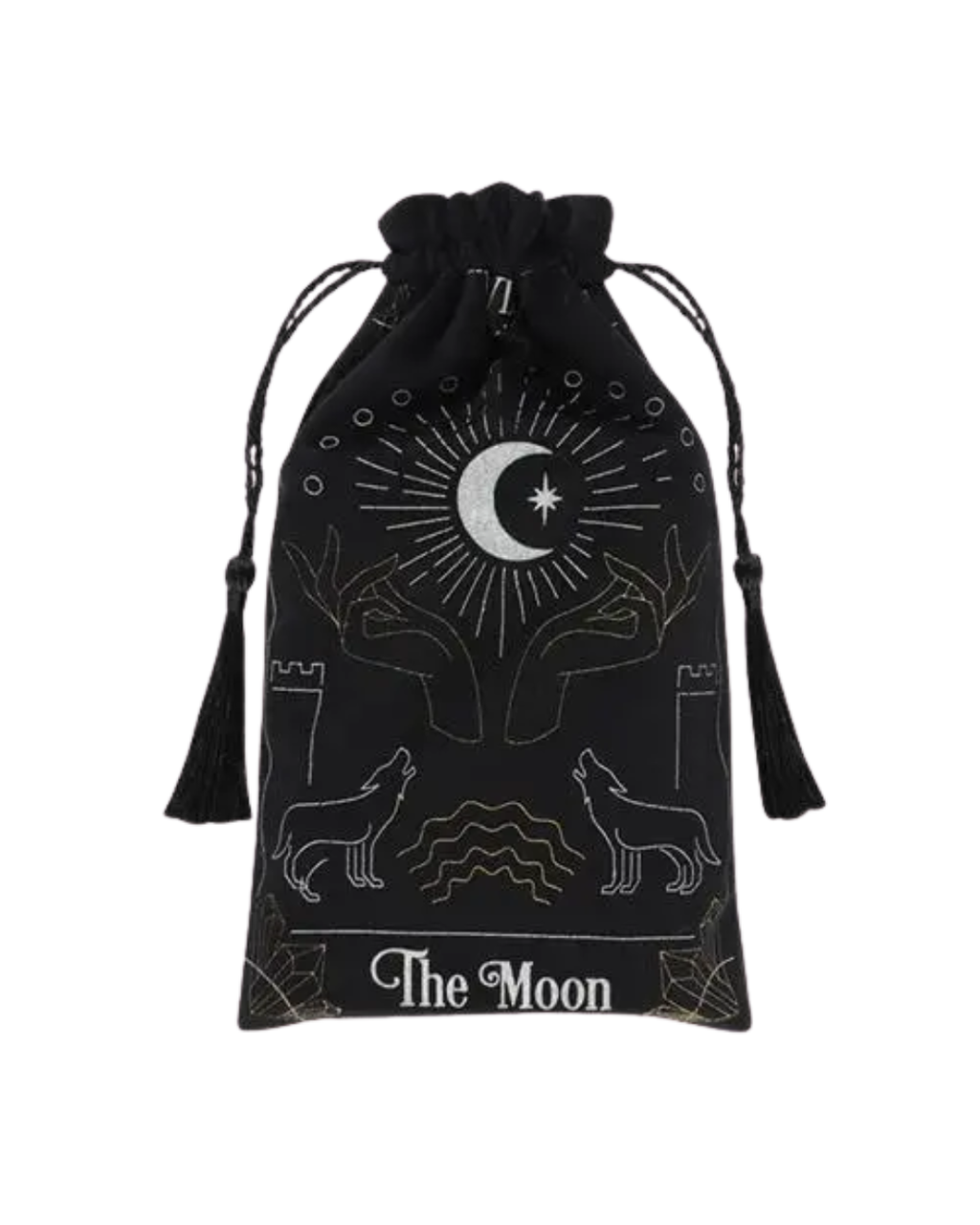 Pochette "The Moon" pour tarot et cartes