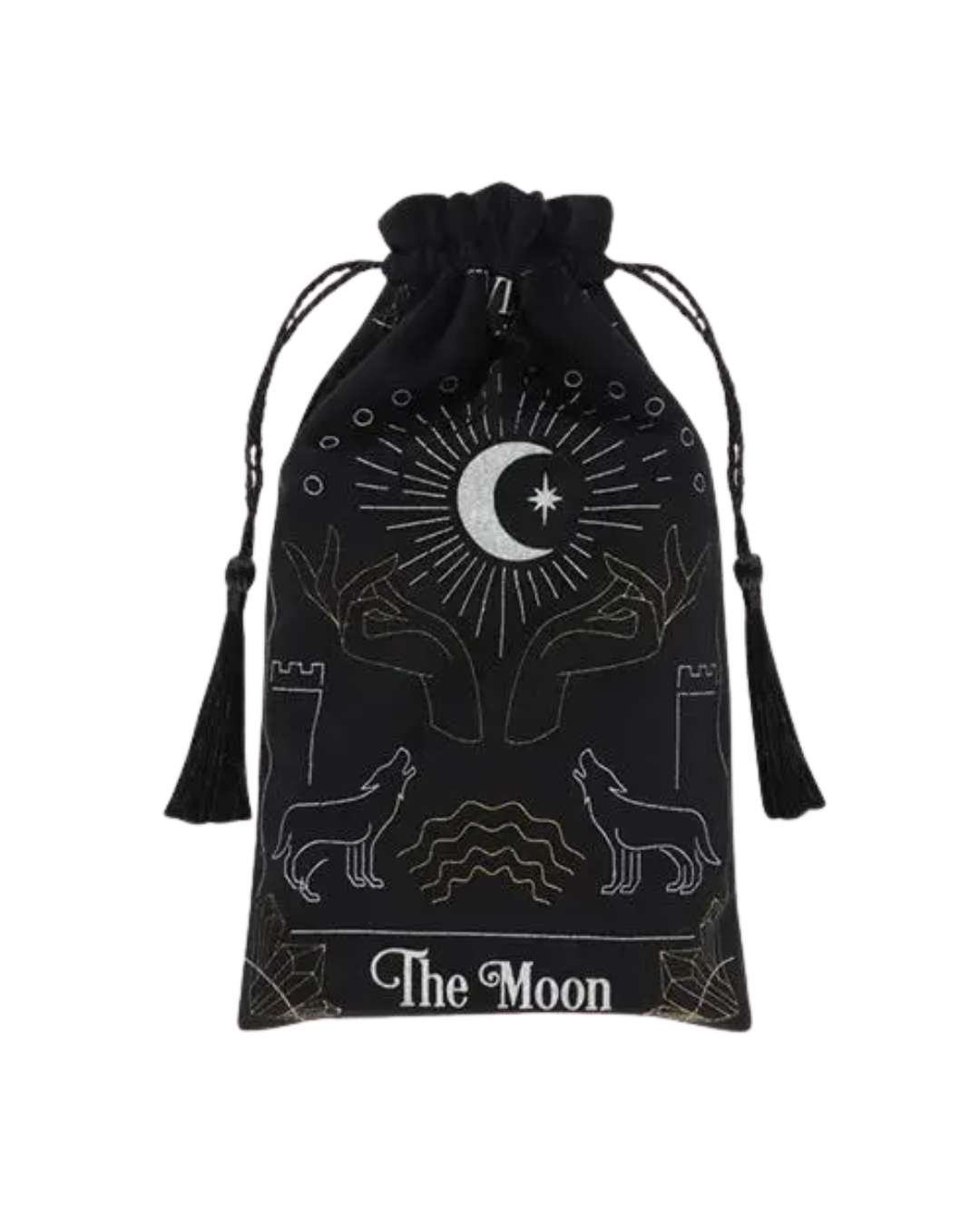 Pochette "The Moon" pour tarot et cartes