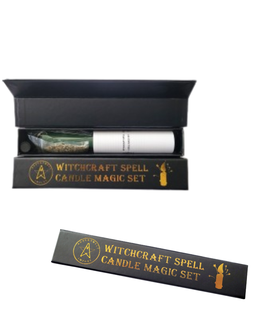 Coffret Bougie Sorcière - Argent