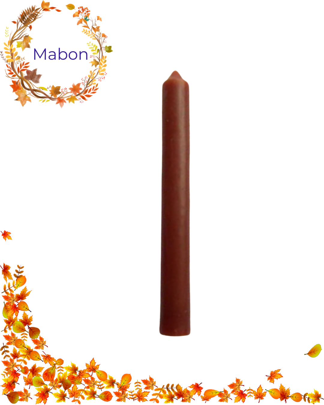 Grande bougie - Marron