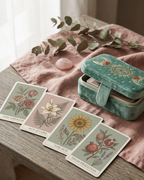 Coffret pour Tarots & Bijoux - Vert Menthe