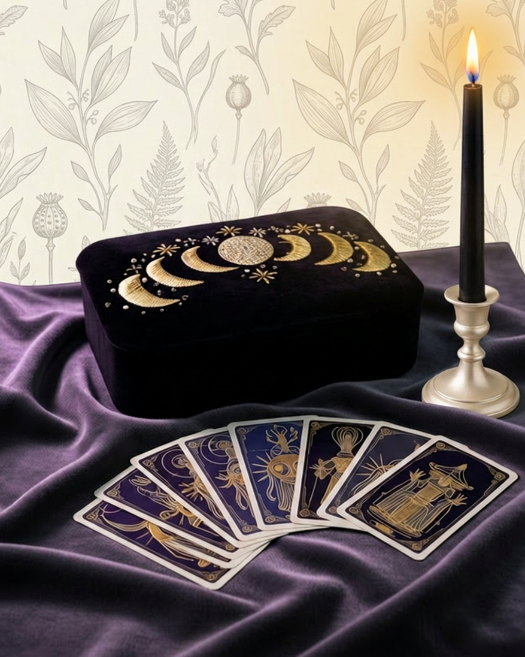 Coffret pour Tarots & Bijoux - Noir
