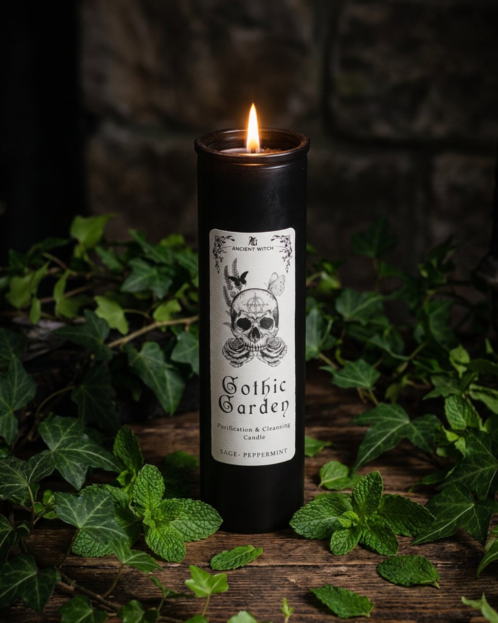 Bougie Sorcière de Manifestation - Jardin Gothique