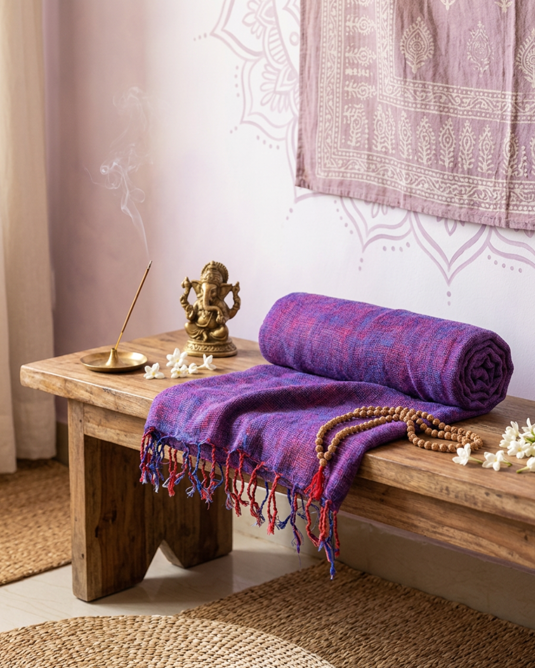 Châle de méditation - Violet