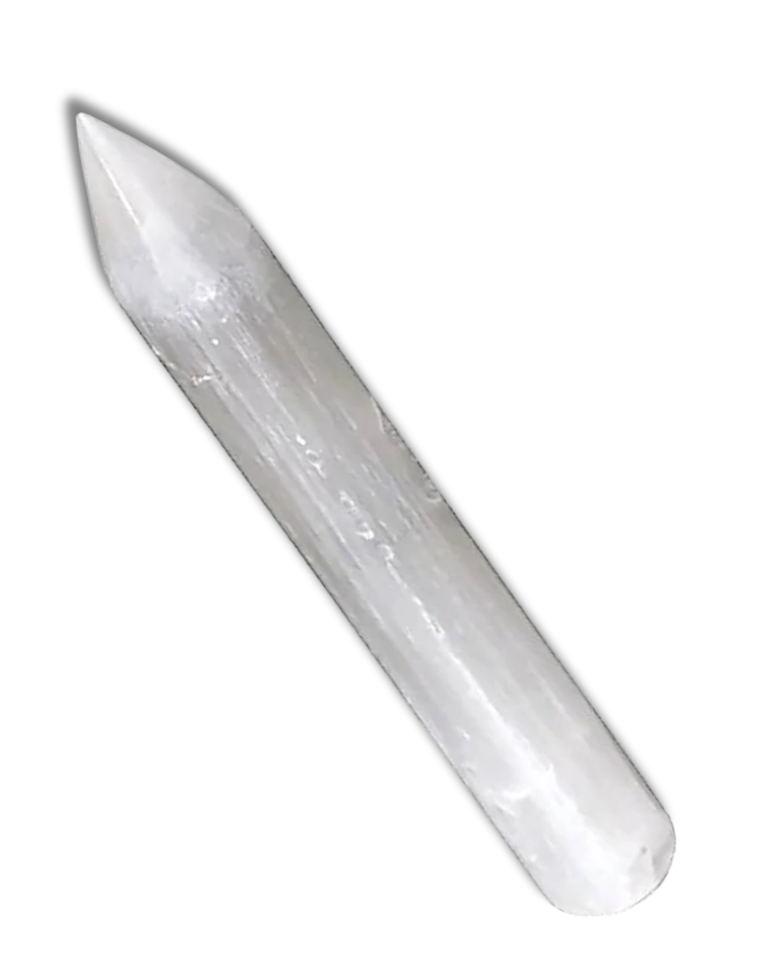 Bâton de sélénite en pointe