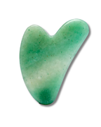 Gua Sha - pierre de massage en Aventurine Verte