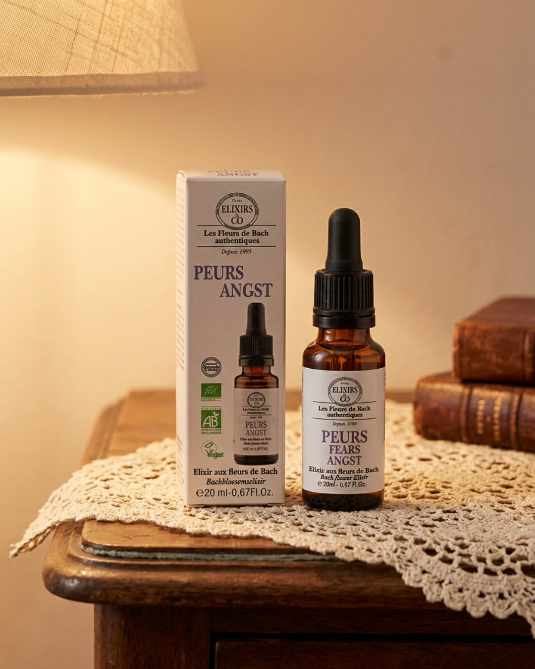 Elixir aux Fleurs de Bach - Bio - Peurs