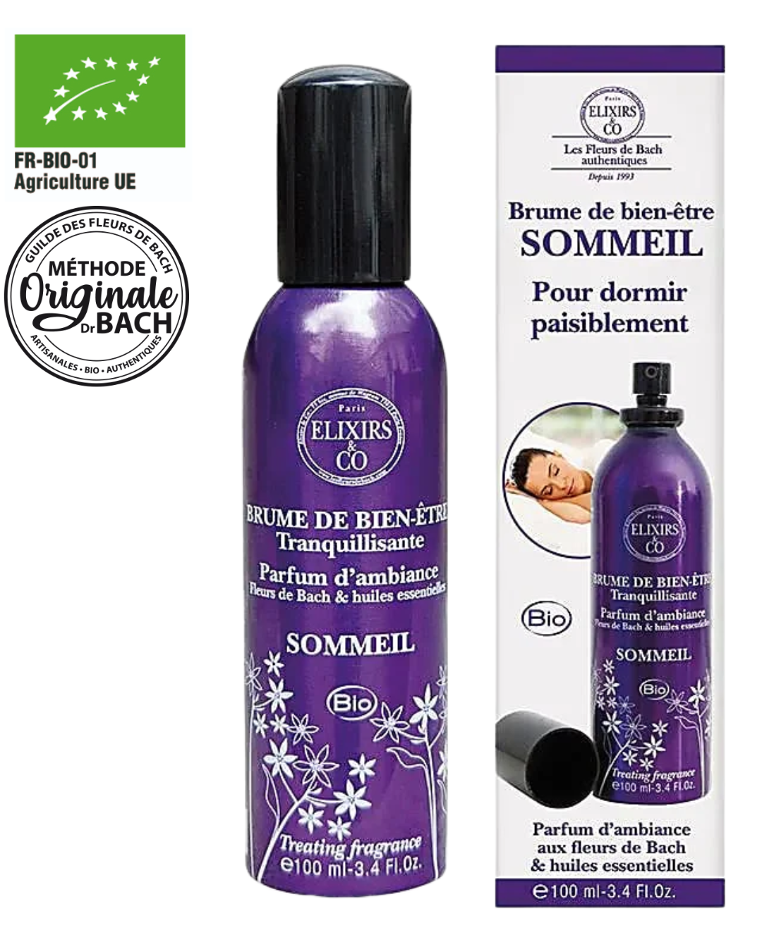 Brume de Bien-Être Fleurs de Bach 100ml - Sommeil