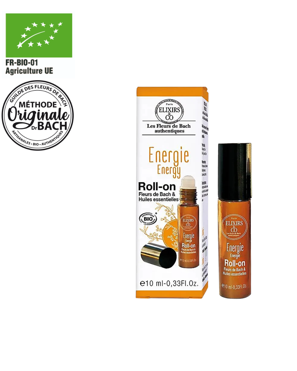 Roll-on Fleurs de Bach & Huiles Essentielles - Energie
