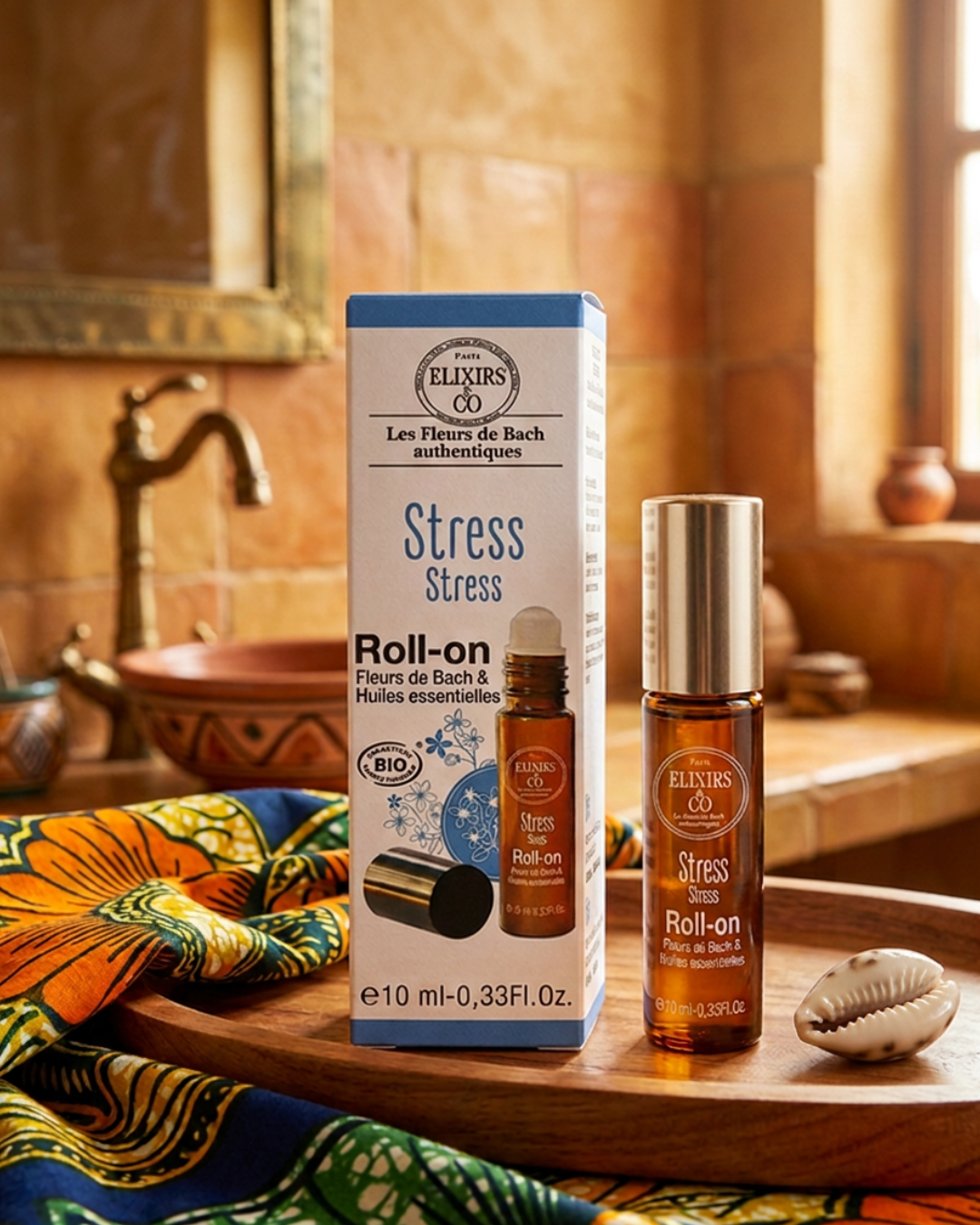 Roll-on Fleurs de Bach & Huiles Essentielles - Stress