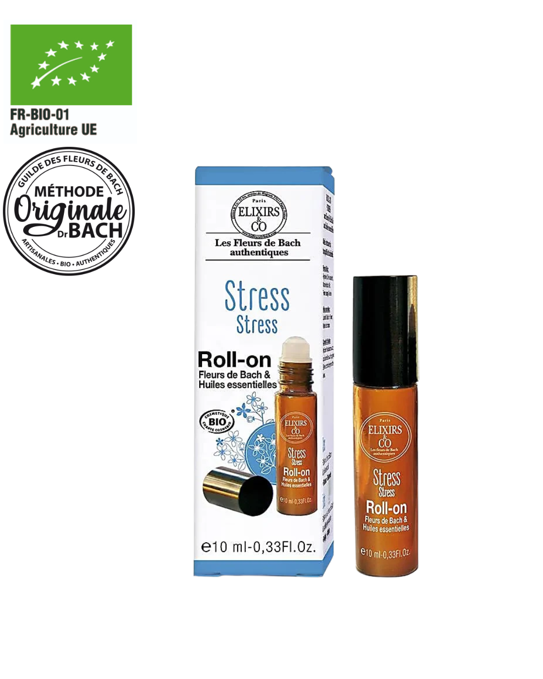 Roll-on Fleurs de Bach & Huiles Essentielles - Stress