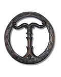 Relief mural Irminsul sculpté en bois