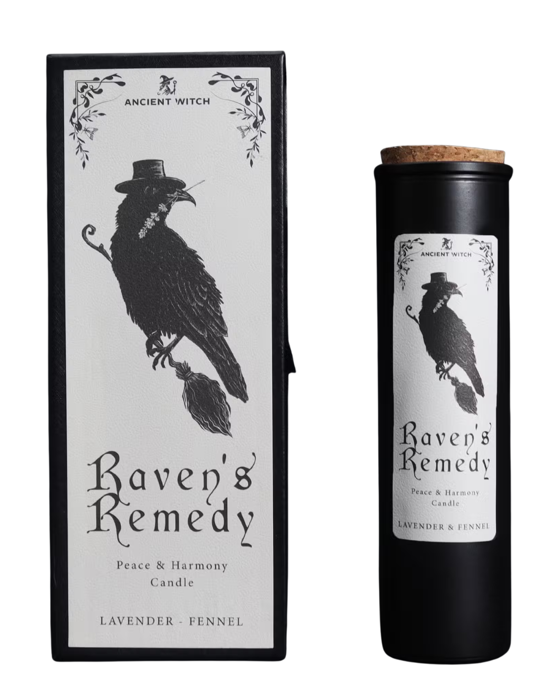 Bougie Sorcière de Manifestation - Elixir du Corbeau