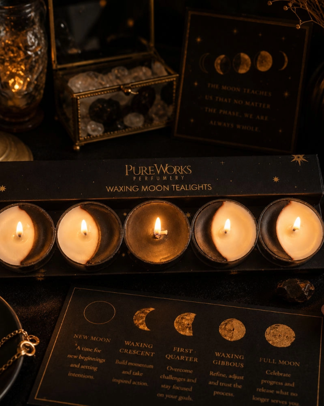 Bougies Phases de la Lune