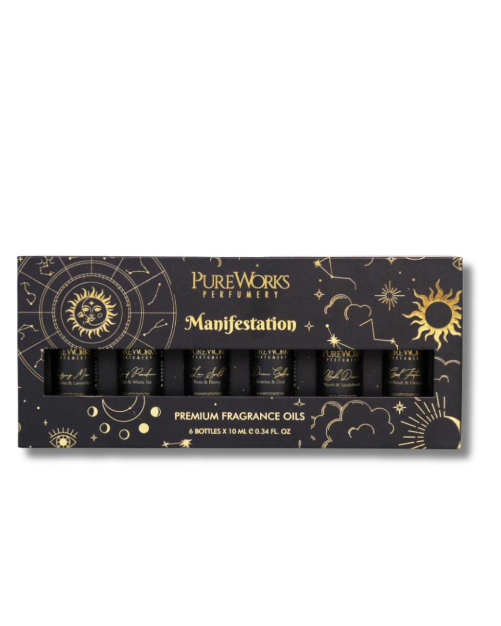 Coffret Manifestation 6 huiles ésotériques Pure Works