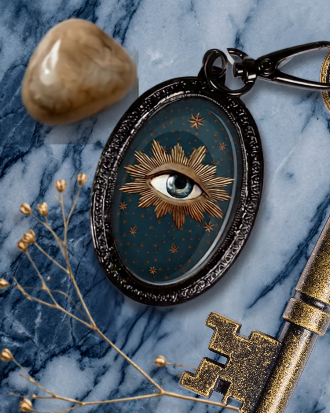 Porte-clés - Oeil-qui-voit-tout