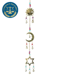 carillon sorcière lune étoile soleil wicca