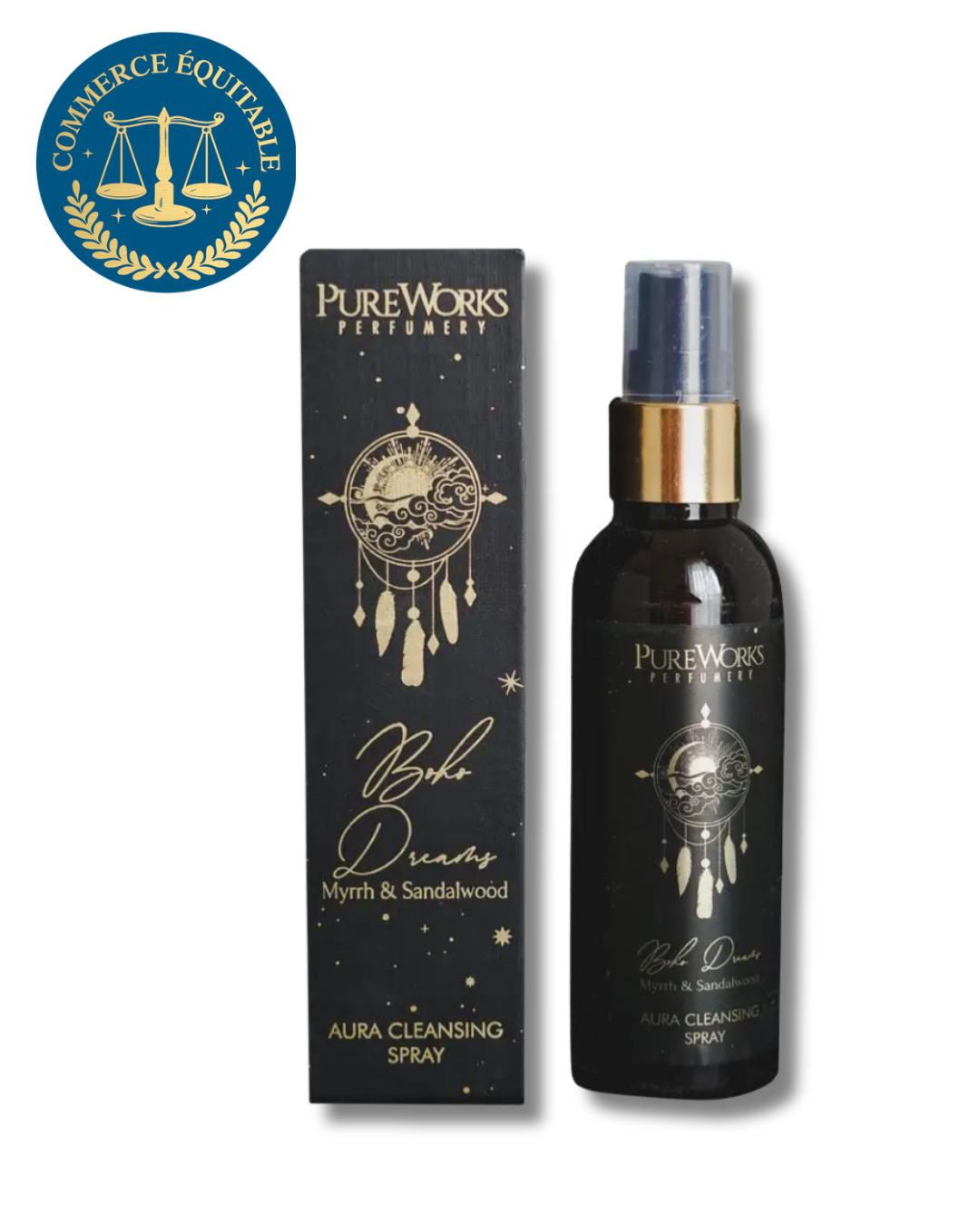 Brume Purificatrice d'Aura - "Boho Dreams" - Myrrhe & Santal