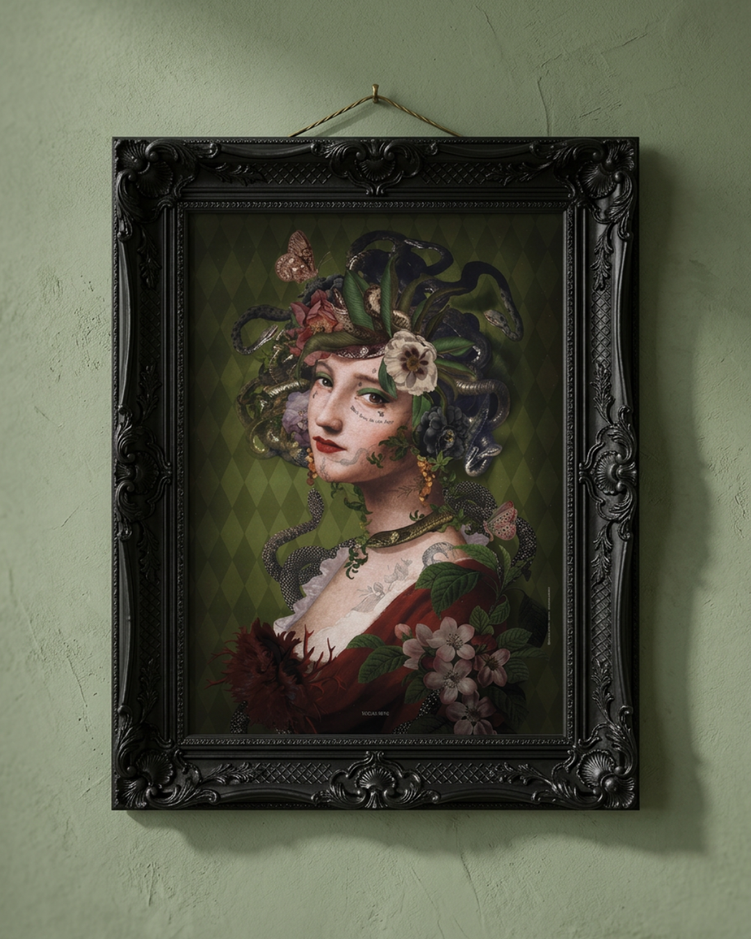 Superbe affiche Medusa (Méduse) Voglio Bene format A4
