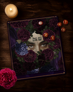 Tapis de Tirage cartes tarots runes Voglio Bene Clémentine